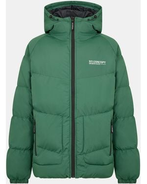 NY Concept Stowe Puffer Jacket - Green