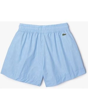 Lacoste Bermuda Fleece Jogger Shorts - Blue