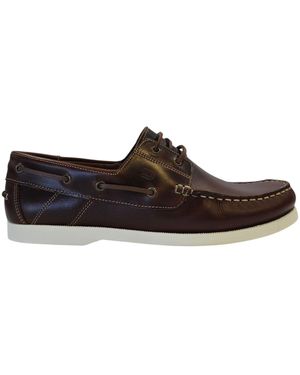 Deakins Deaks Monteiro Boat Shoes - Brown
