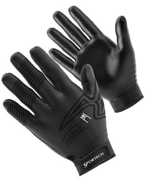 Sportech Gaelic Gloves Senior - Black