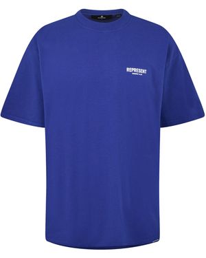 Represent Owners Club Oversized Fit T-Shirt - Blue