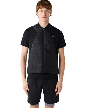 Lacoste Padded Sleeveless Gilet - Black