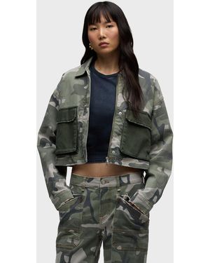 Hudson Jeans Camo Chore Jacket - Black