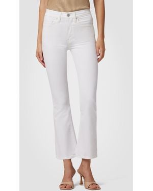 Hudson Jeans Barbara High-rise Bootcut Crop Jean - White