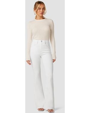Hudson Jeans Holly High-rise Flare Petite Jean - White
