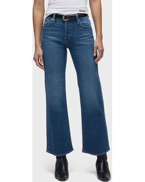 Hudson Jeans Rosie High-rise Wide Leg Ankle Jean - Blue