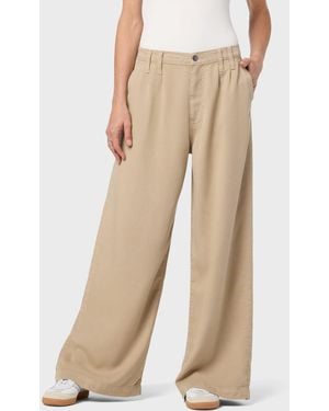 Hudson Jeans Jolene Pleated Trouser - Natural