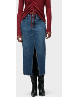 Hudson Jeans Reconstructed Skirt - Blue