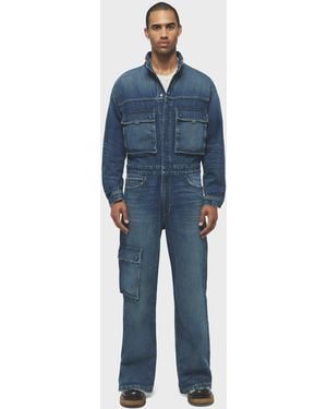 Hudson Jeans The Outlaw Unisex Jumpsuit - Blue