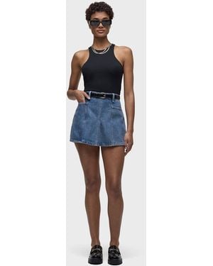 Hudson Jeans Patch Pocket Skort - Blue