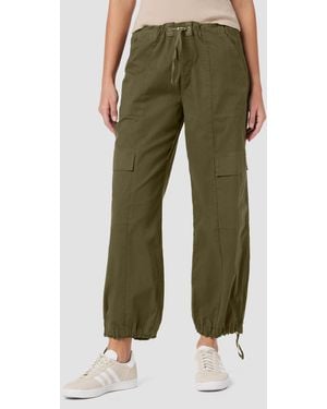 Hudson Jeans Drawstring Cargo Parachute Pant - Green