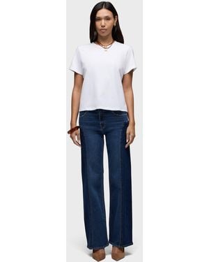Hudson Jeans Lexi Seamed Wide Leg - Blue