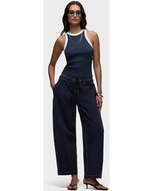 Hudson Jeans Drawstring Barrel Pant - Blue