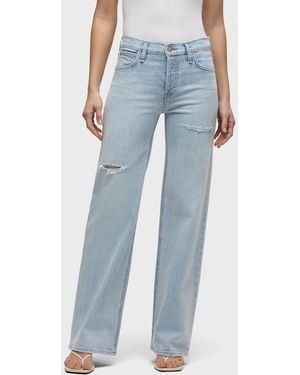 Hudson Jeans Rosie High-rise Wide Leg - Blue