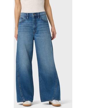 Hudson Jeans Jolene Seamed Wide Leg - Blue