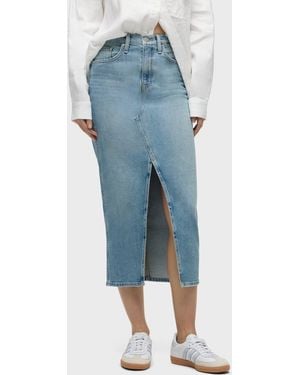 Hudson Jeans Reconstructed Skirt - Blue