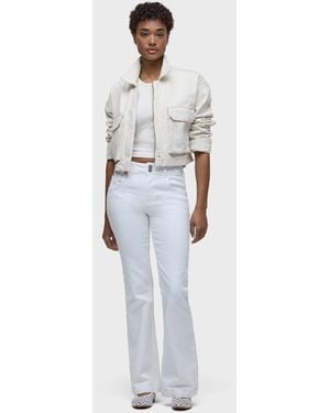 Hudson Jeans Dana Flap Pocket Flare - White