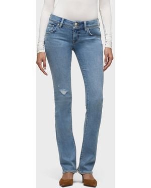 Hudson Jeans Beth Mid-rise Baby Boot - Blue