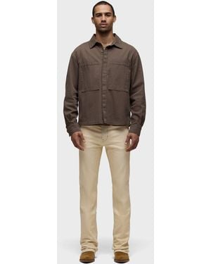 Hudson Jeans Walker Wax Kick Flare - Brown