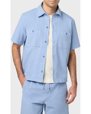 Hudson Jeans Camp Shirt - Blue