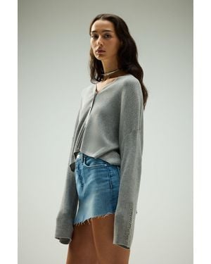 Hudson Jeans Boxy Cardi - Blue