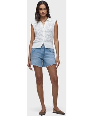 Hudson Jeans Devon Flap Pocket Boyfriend Short - Blue