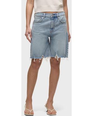 Hudson Jeans London Low-rise Long Short - Blue