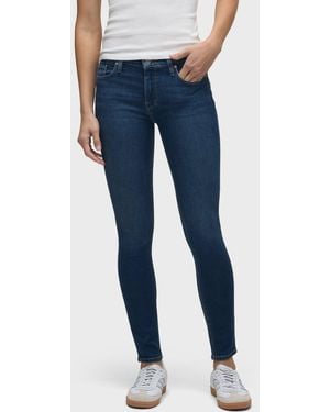 Hudson Jeans Nico Mid-rise Super Skinny Ankle Jean - Blue