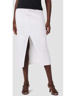 Hudson Jeans Maternity Reconstructed Skirt - White