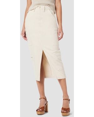 Hudson Jeans Reconstructed Cargo Skirt - Natural
