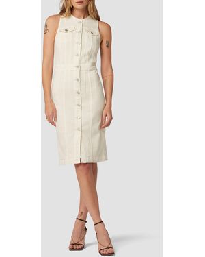 Hudson Jeans Cut In Denim Midi Dress - Multicolor