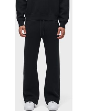 Hudson Jeans Double Knit Kick Flare - Black