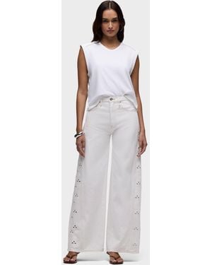 Hudson Jeans James Wide Leg - White