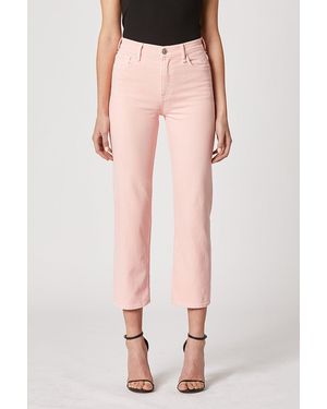 Hudson Jeans Remi High-rise Straight Crop Jean - Pink