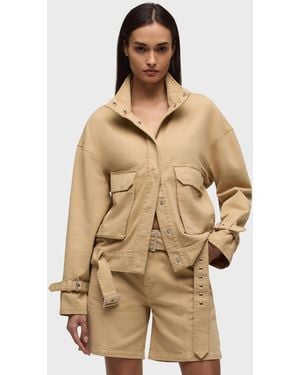 Hudson Jeans Relaxed Utility Jacket - Natural