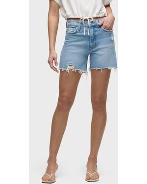 Hudson Jeans Devon High-rise Boyfriend Short - Blue