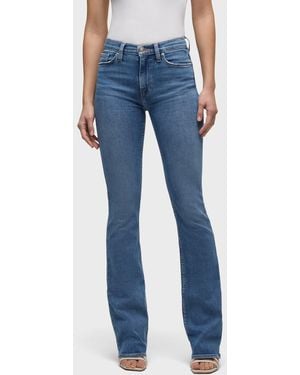 Hudson Jeans Barbara High-rise Bootcut Jean Petite - Blue