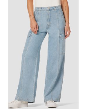 Hudson Jeans High-rise Wide Leg Cargo - Blue
