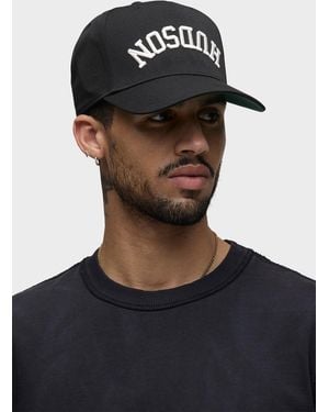 Hudson Jeans Reversed Snapback Cap - Black