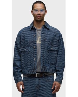 Hudson Jeans Front Yoke Denim Jacket - Blue