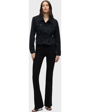 Hudson Jeans Cinched Waist Jacket - Black