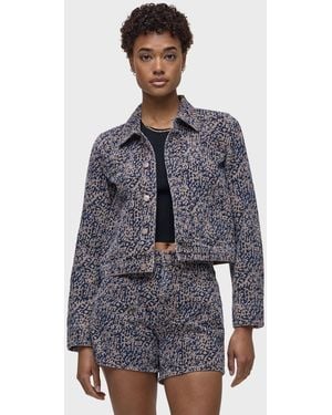 Hudson Jeans Liza Trucker Jacket - Blue