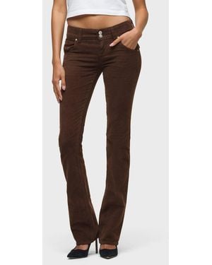 Hudson Jeans Beth Corduroy Mid-rise Baby Boot - Brown