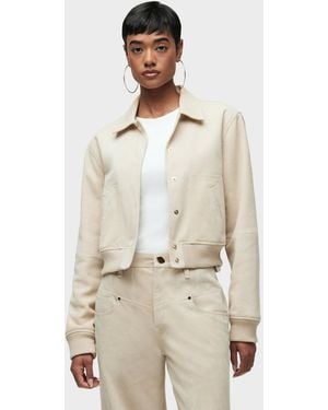 Hudson Jeans Bomber Jacket - Natural