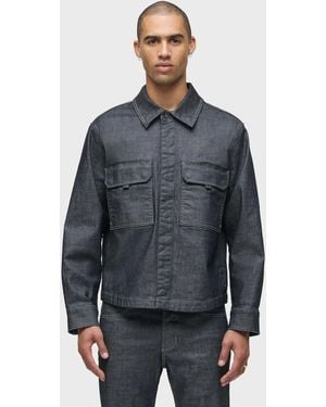 Hudson Jeans Long Sleeve Overshirt - Gray