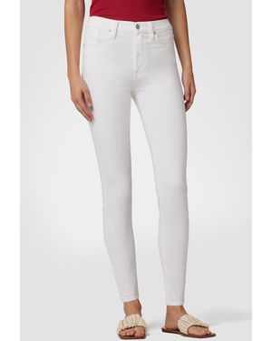 Hudson Jeans Barbara High-rise Super Skinny Ankle Jean - White