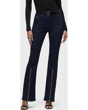 Hudson Jeans Barbara Zipper Bootcut - Blue