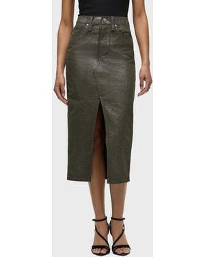 Hudson Jeans Reconstructed Skirt - Green