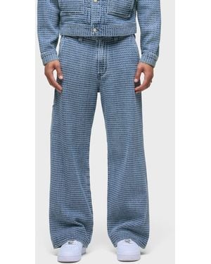 Hudson Jeans Luca Jacquard Carpenter - Blue