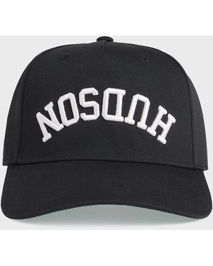 Hudson Jeans Reversed Snapback Cap - Black